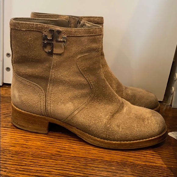 EUC Tory BURCH Eloise Ankle Boot in Briarwood - Picture 3 of 5